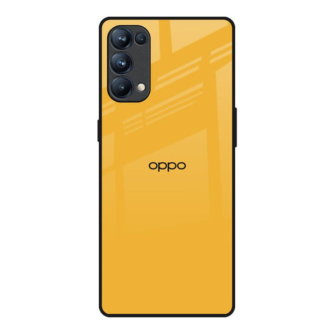 Fluorescent Yellow Oppo Reno5 Pro Glass Back Cover Online