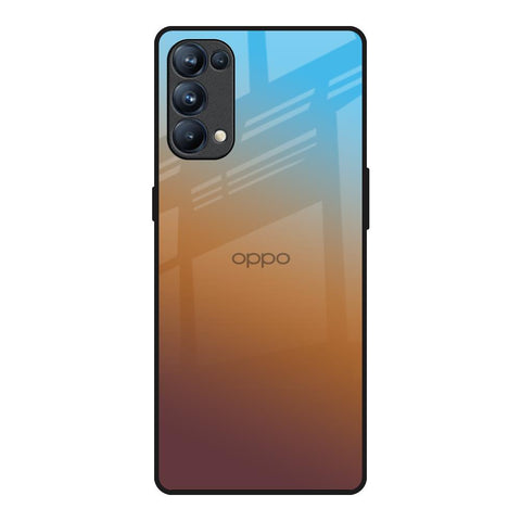 Rich Brown Oppo Reno5 Pro Glass Back Cover Online