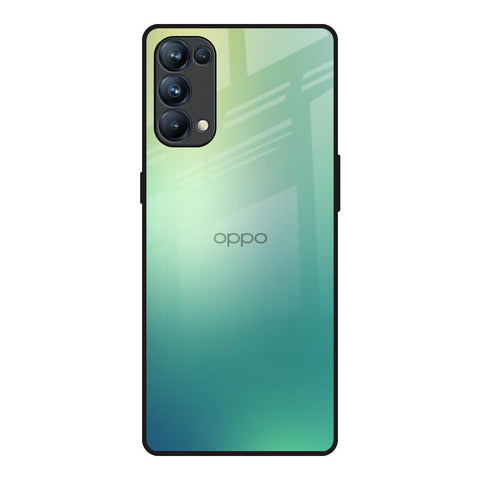 Dusty Green Oppo Reno5 Pro Glass Back Cover Online