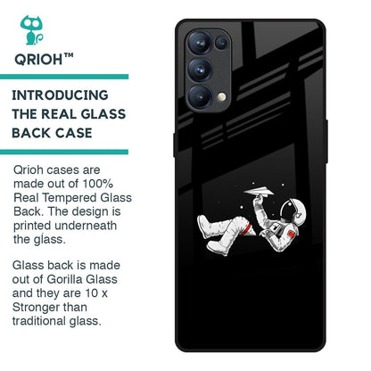 Space Traveller Glass Case for Oppo Reno5 Pro