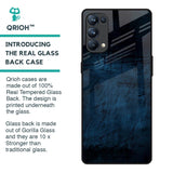 Dark Blue Grunge Glass Case for Oppo Reno5 Pro
