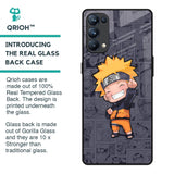 Orange Chubby Glass Case for Oppo Reno5 Pro