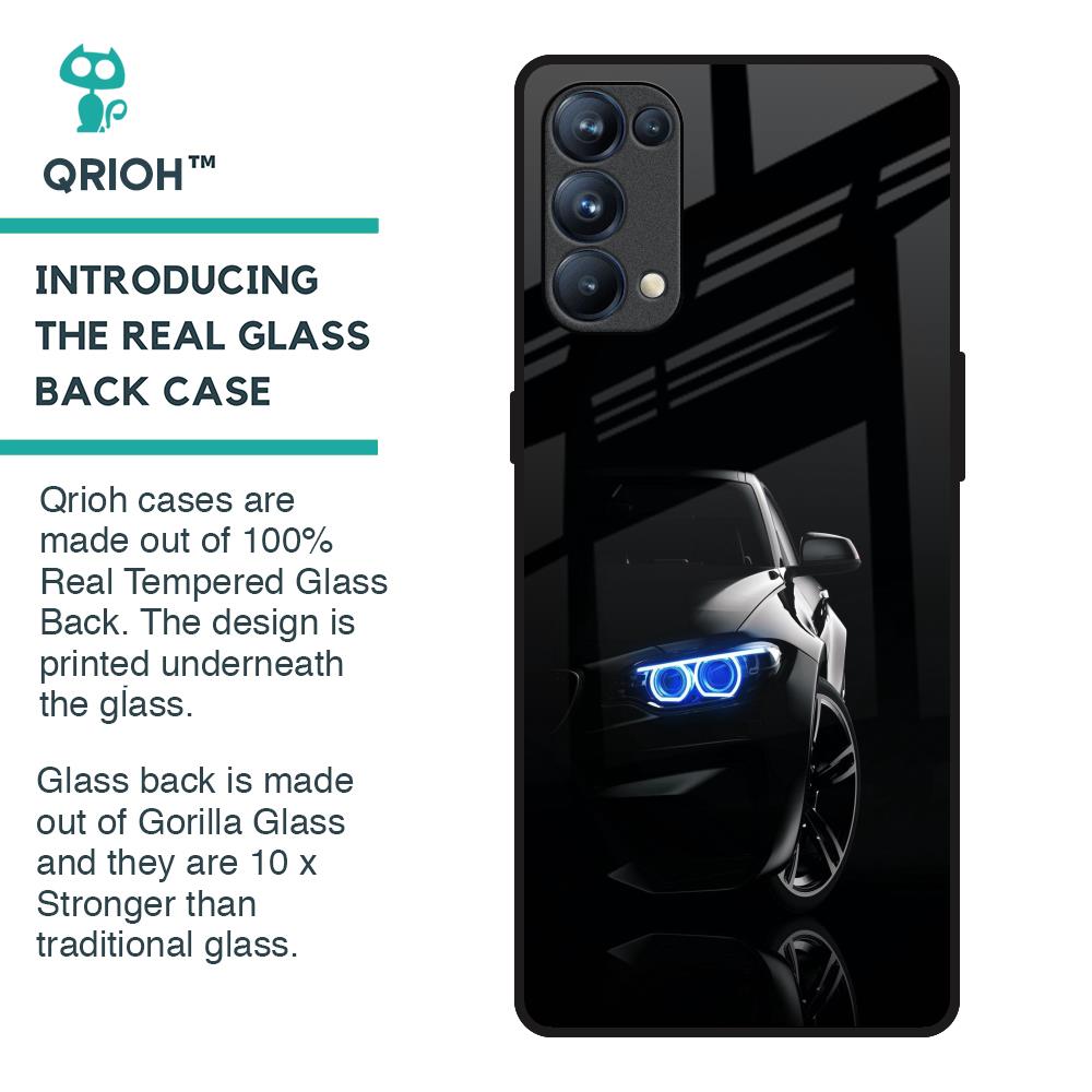 Car In Dark Glass Case for Oppo Reno5 Pro