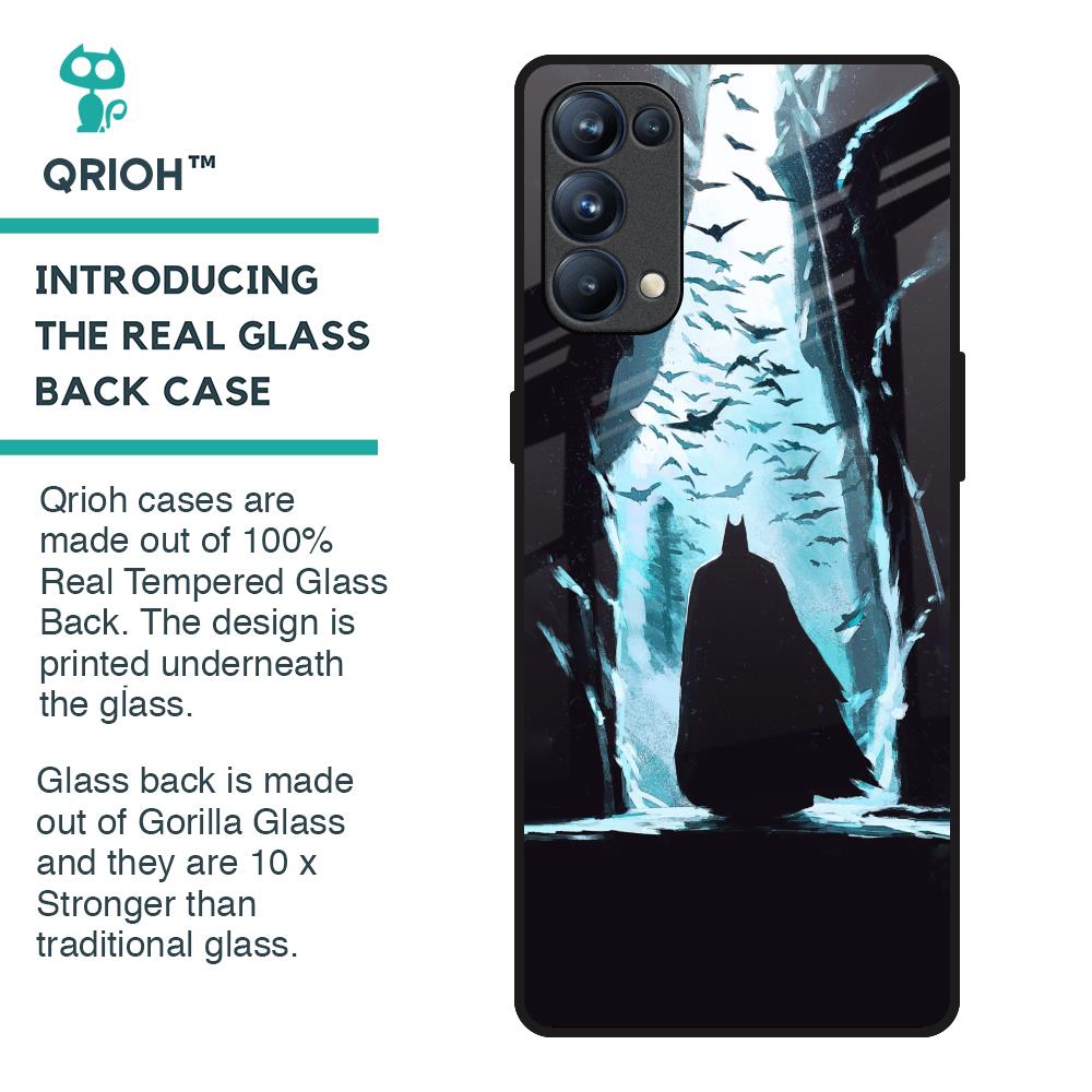 Dark Man In Cave Glass Case for Oppo Reno5 Pro