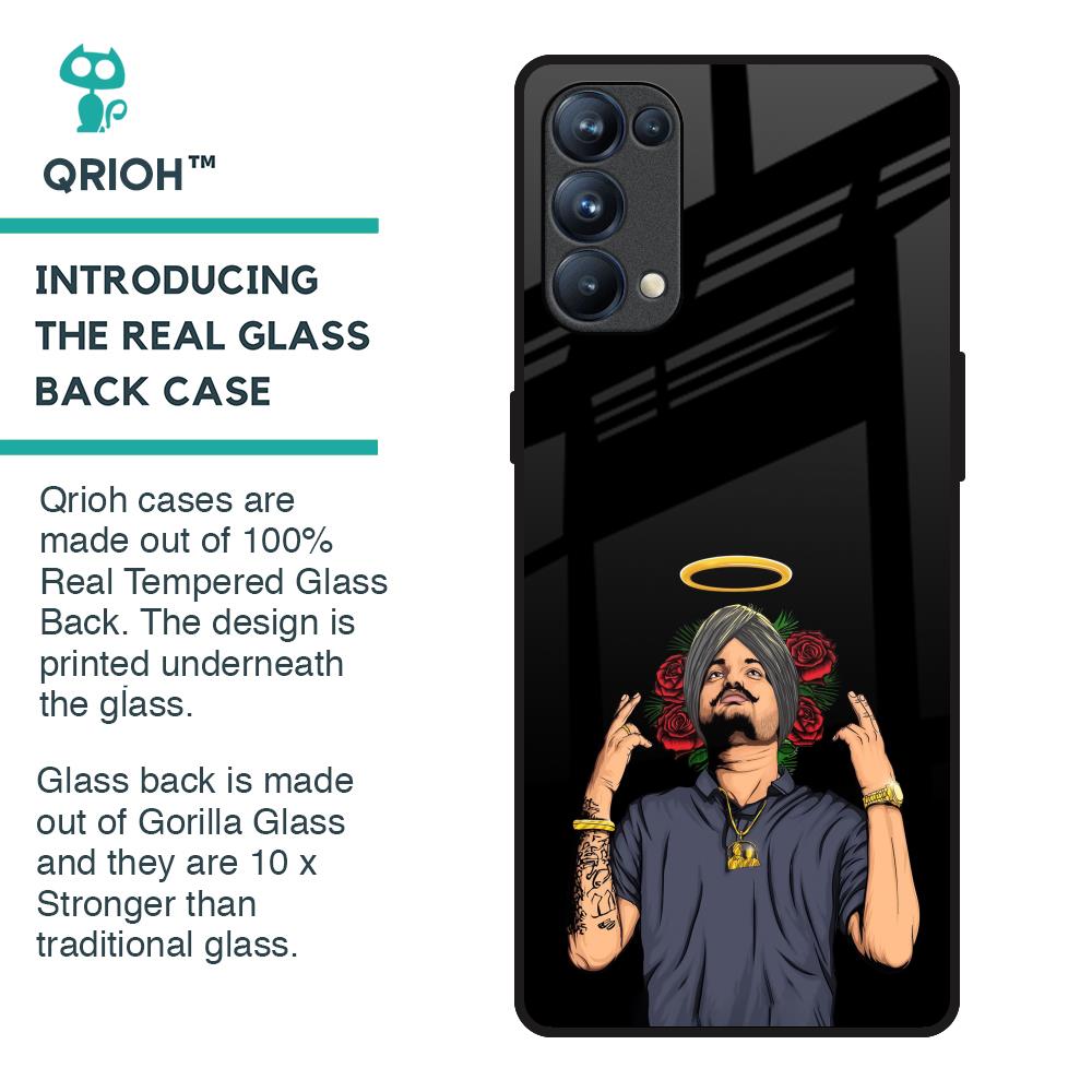 Punjabi Singer Poster Glass Case for Oppo Reno5 Pro