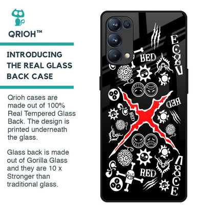 Red Zone Glass Case for Oppo Reno5 Pro