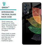 Colorful Leaves Glass Case for Oppo Reno5 Pro