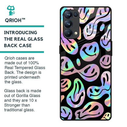 Acid Smile Glass Case for Oppo Reno5 Pro