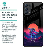 Retro Astronaut Glass Case for Oppo Reno5 Pro