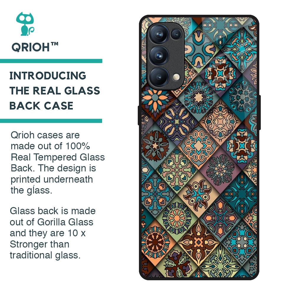 Retro Art Glass Case for Oppo Reno5 Pro
