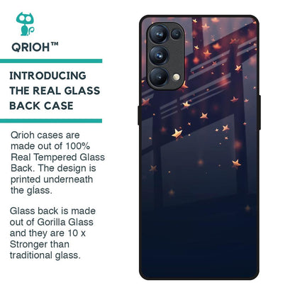 Falling Stars Glass Case For Oppo Reno5 Pro