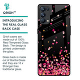 Heart Rain Fall Glass Case For Oppo Reno5 Pro