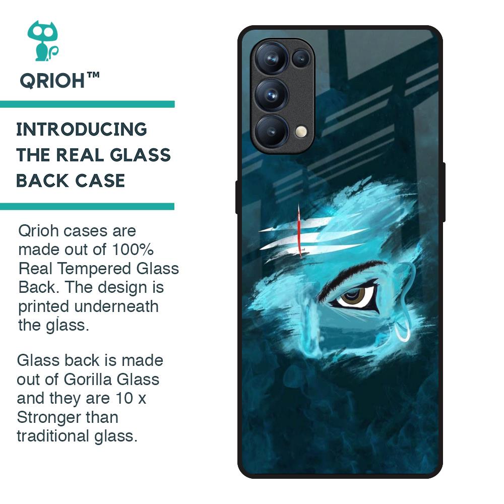 Power Of Trinetra Glass Case For Oppo Reno5 Pro