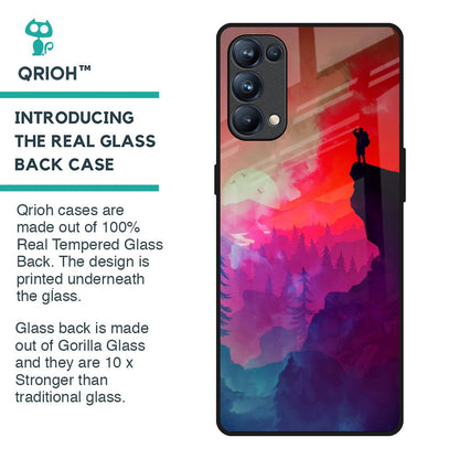 Dream So High Glass Case For Oppo Reno5 Pro
