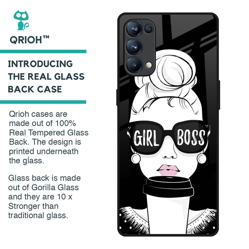 Girl Boss Glass Case For Oppo Reno5 Pro