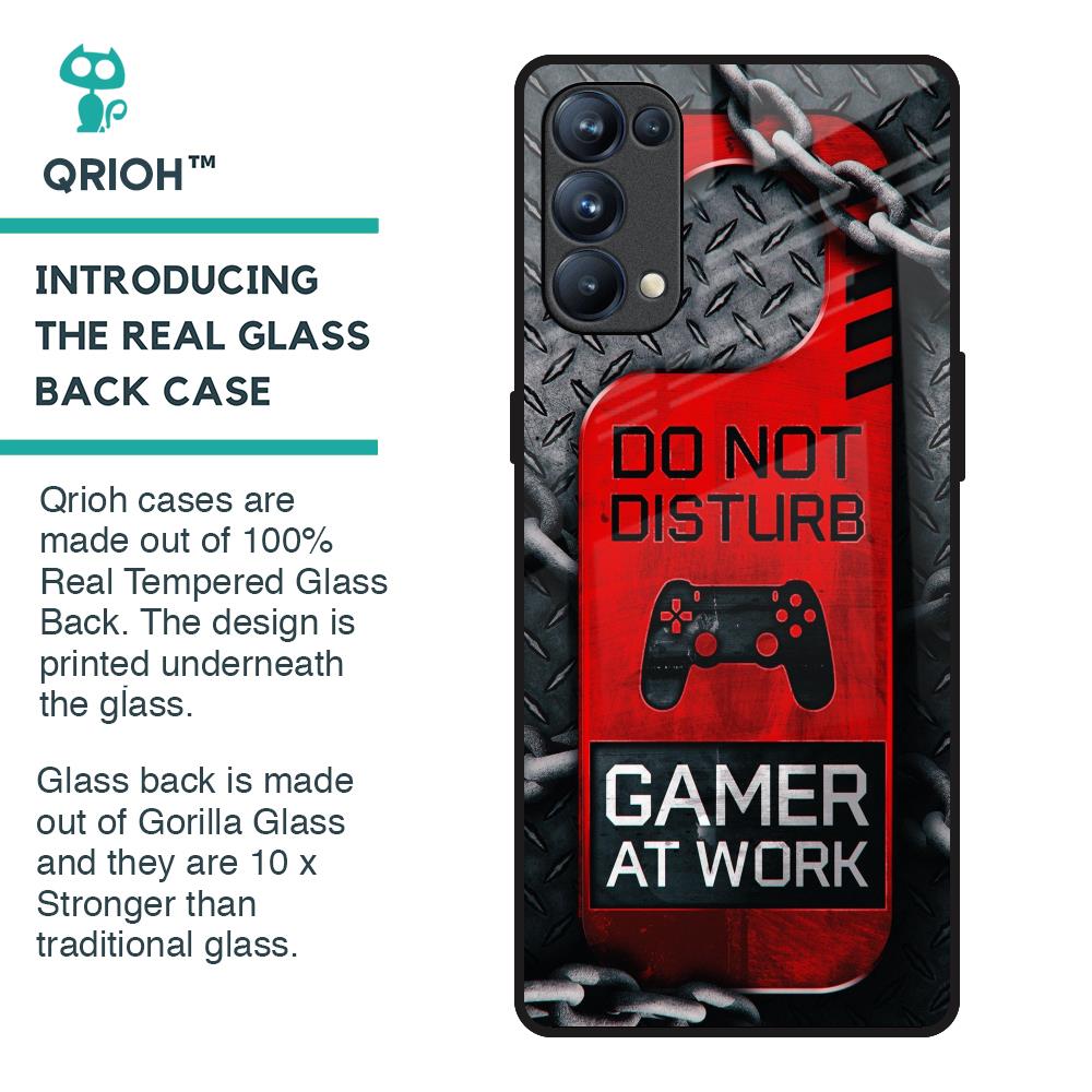 Do No Disturb Glass Case For Oppo Reno5 Pro