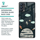 Astronaut Dream Glass Case For Oppo Reno5 Pro