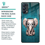 Adorable Baby Elephant Glass Case For Oppo Reno5 Pro