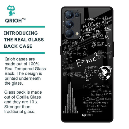 Funny Math Glass Case for Oppo Reno5 Pro