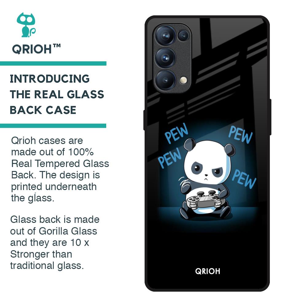 Pew Pew Glass Case for Oppo Reno5 Pro