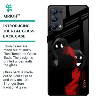 Shadow Character Glass Case for Oppo Reno5 Pro