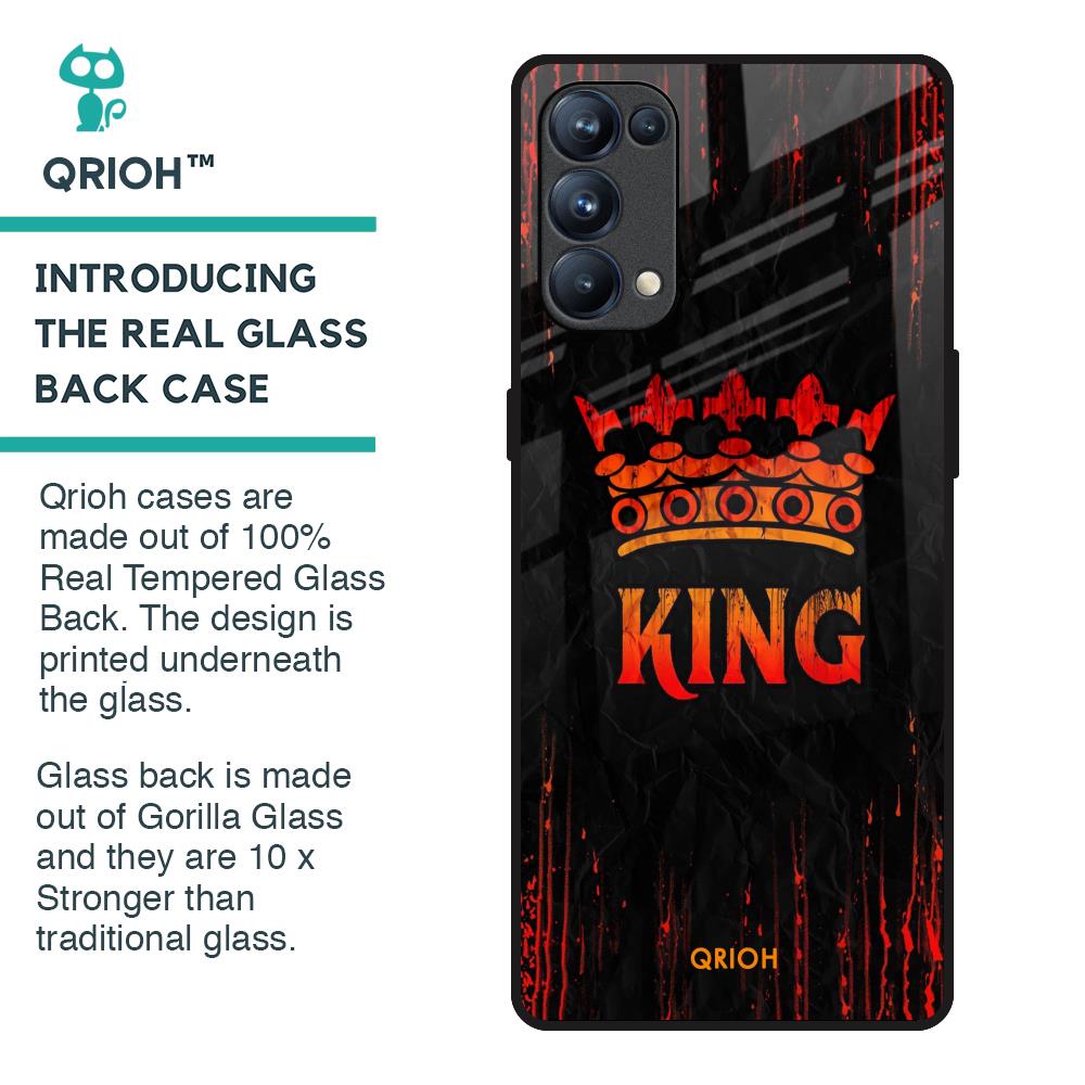 Royal King Glass Case for Oppo Reno5 Pro