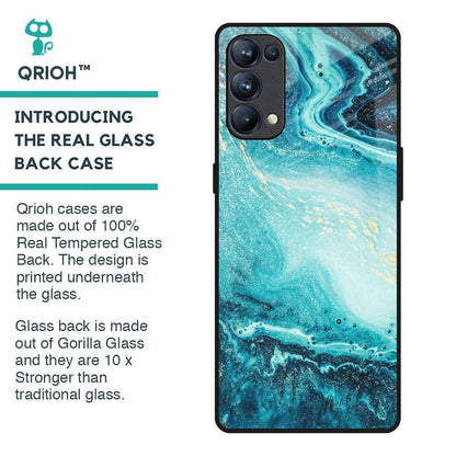 Sea Water Glass Case for Oppo Reno5 Pro