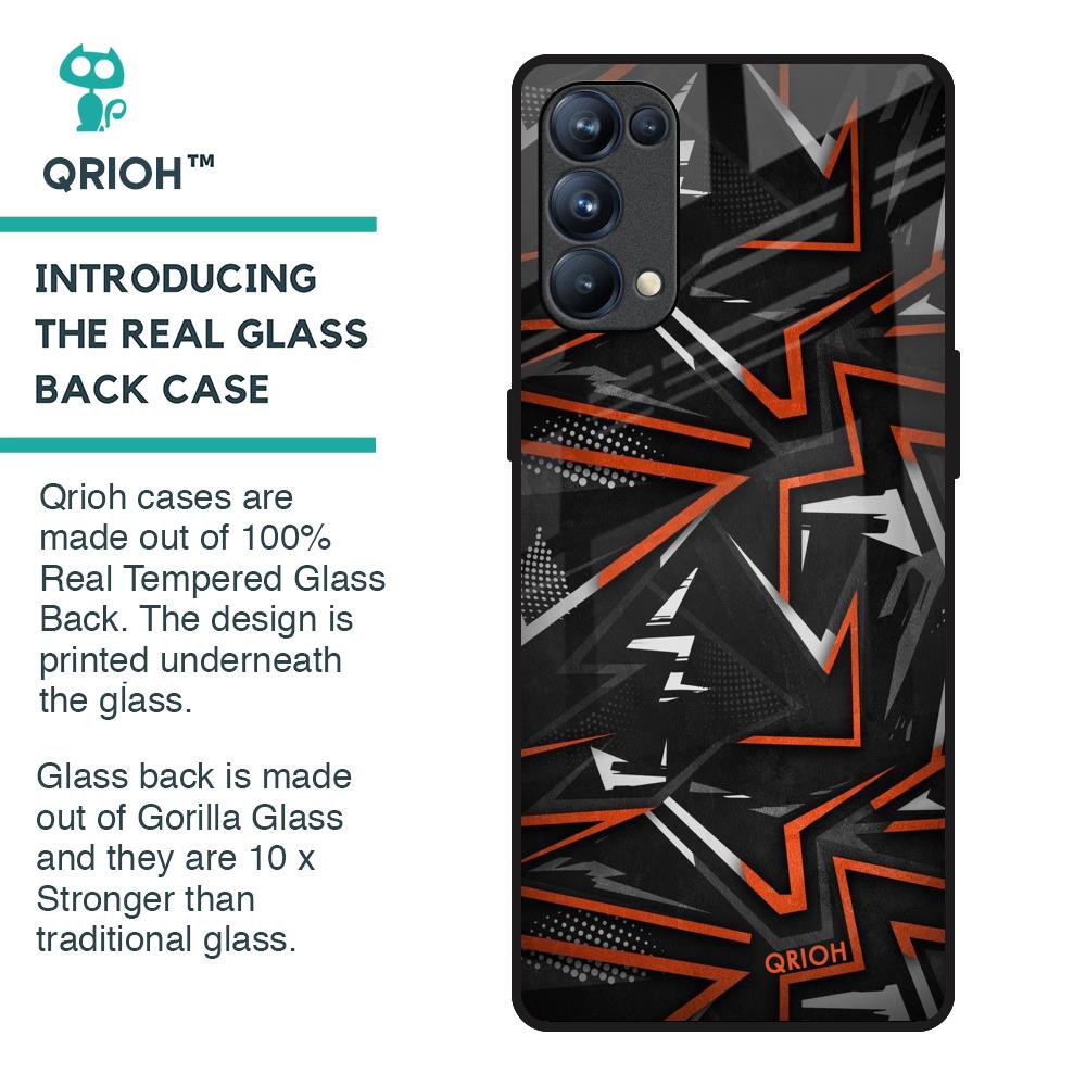 Vector Art Glass Case for Oppo Reno5 Pro