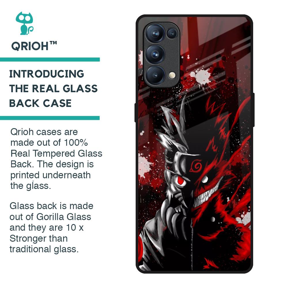Dark Character Glass Case for Oppo Reno5 Pro