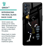 Luffy Line Art Glass Case for Oppo Reno5 Pro