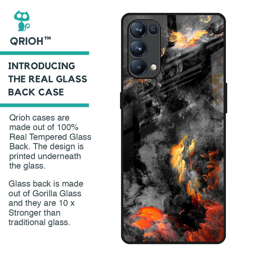 Lava Explode Glass Case for Oppo Reno5 Pro