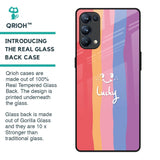 Lucky Abstract Glass Case for Oppo Reno5 Pro