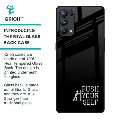 Push Your Self Glass Case for Oppo Reno5 Pro