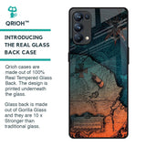 Geographical Map Glass Case for Oppo Reno5 Pro