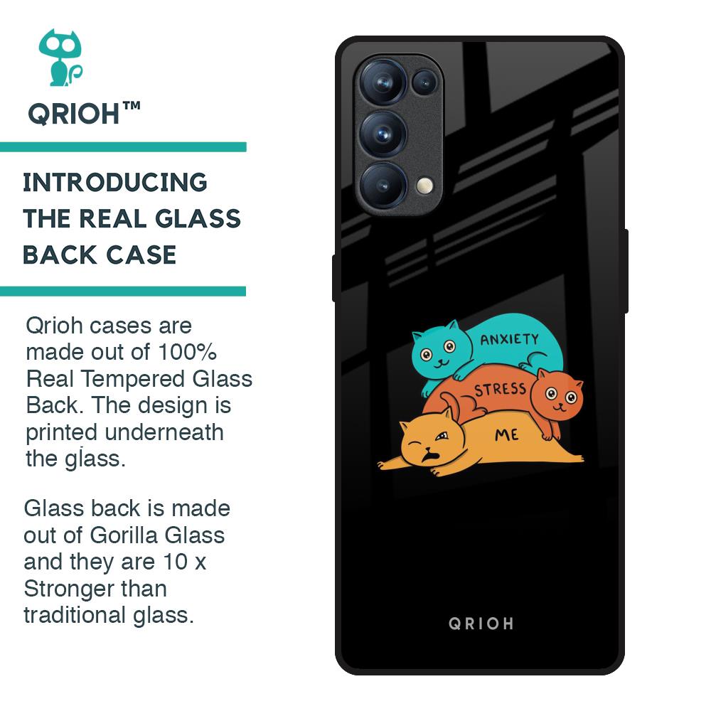 Anxiety Stress Glass Case for Oppo Reno5 Pro