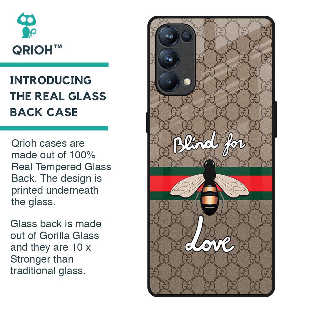 Blind For Love Glass Case for Oppo Reno5 Pro