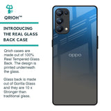 Blue Grey Ombre Glass Case for Oppo Reno5 Pro