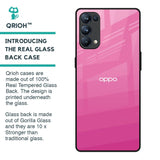 Pink Ribbon Caddy Glass Case for Oppo Reno5 Pro