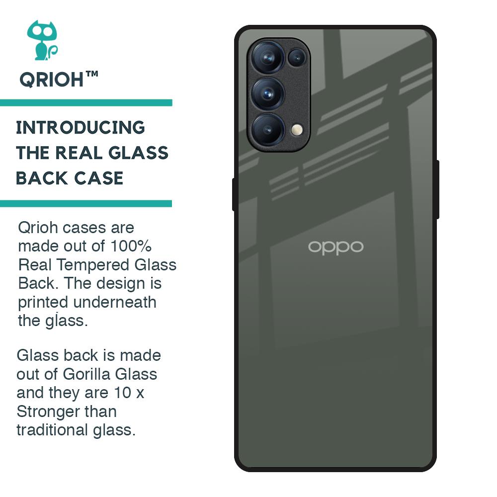 Charcoal Glass Case for Oppo Reno5 Pro