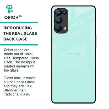 Teal Glass Case for Oppo Reno5 Pro