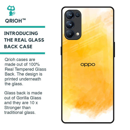 Rustic Orange Glass Case for Oppo Reno5 Pro