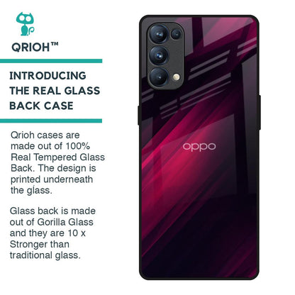 Razor Black Glass Case for Oppo Reno5 Pro