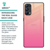 Pastel Pink Gradient Glass Case For Oppo Reno5 Pro