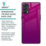 Magenta Gradient Glass Case For Oppo Reno5 Pro