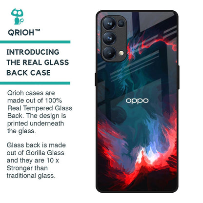Brush Art Glass Case For Oppo Reno5 Pro