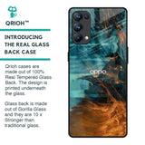 Golden Splash Glass Case for Oppo Reno5 Pro
