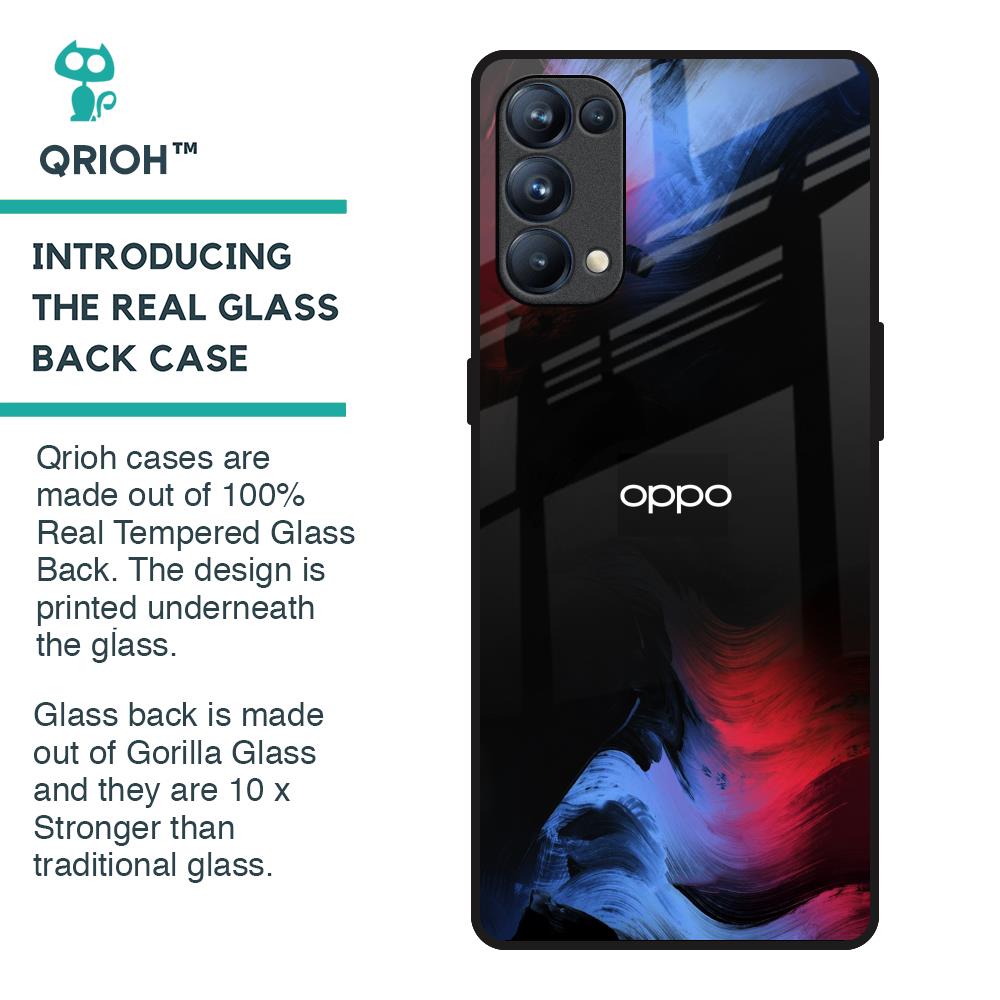 Fine Art Wave Glass Case for Oppo Reno5 Pro
