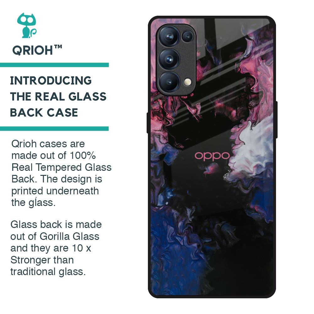 Smudge Brush Glass case for Oppo Reno5 Pro