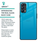 Blue Aqua Glass Case for Oppo Reno5 Pro