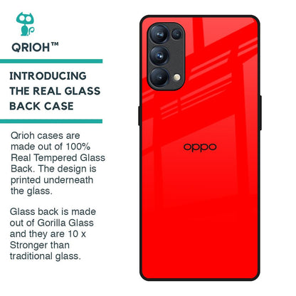 Blood Red Glass Case for Oppo Reno5 Pro